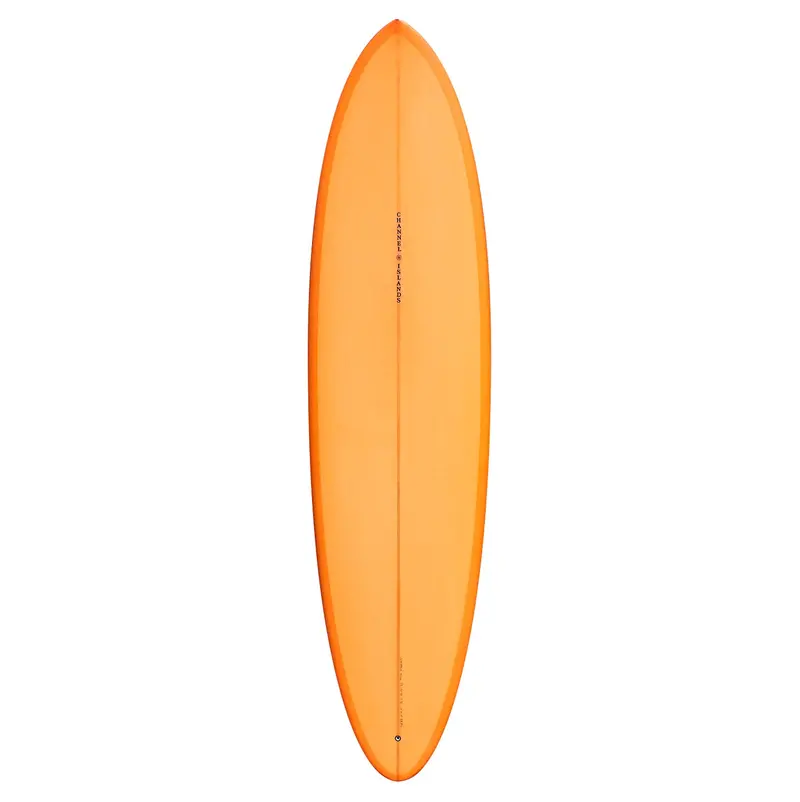 Channel Islands Ci Mid 6'8" Performance Shortboard – Vibrant Orange Finish 1