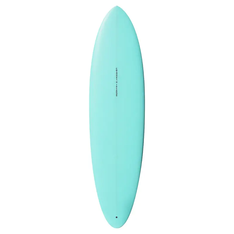 Channel Islands Ci Mid 7'0" Surfboard – Opaque Aqua Finish 1