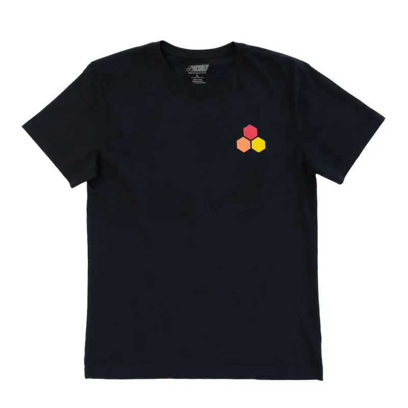 Channel Islands Classic Hex Ss Tee – Onyx Black 1