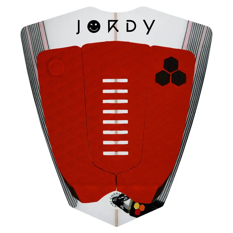Channel Islands Jordy Smith 3-Piece Tail Pad – Red 1