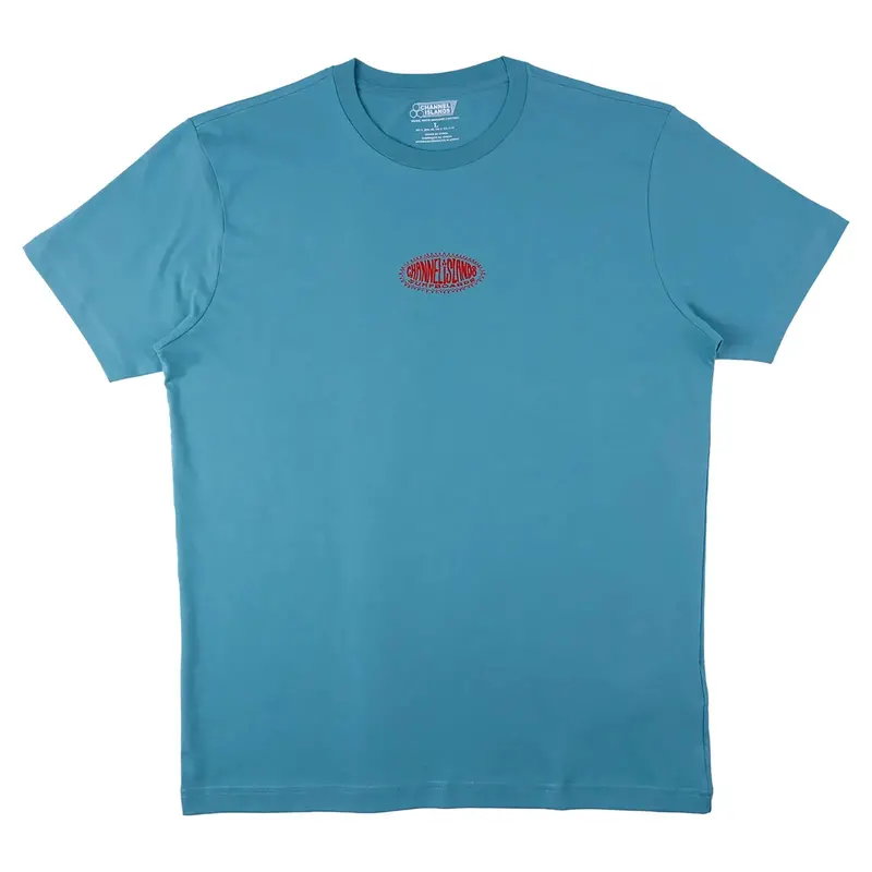 Channel Islands Starburst Graphic Tee – Aqua Blue 1