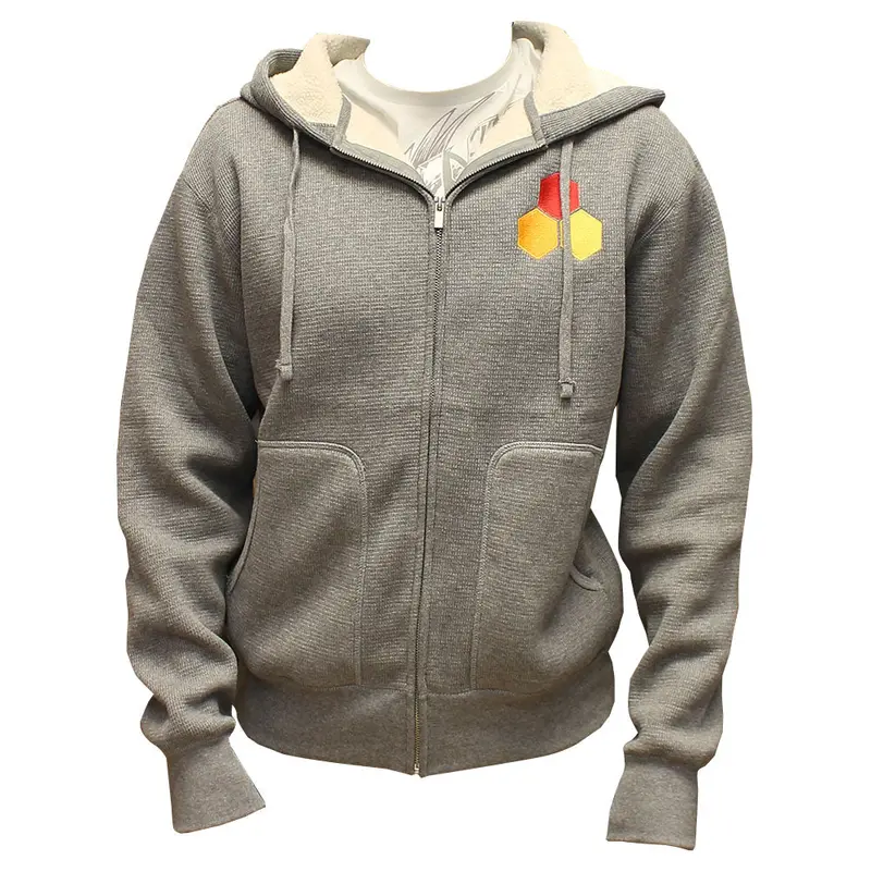 Channel Islands Thermal Sherpa Hooded Zip-Up – Gunmetal 1