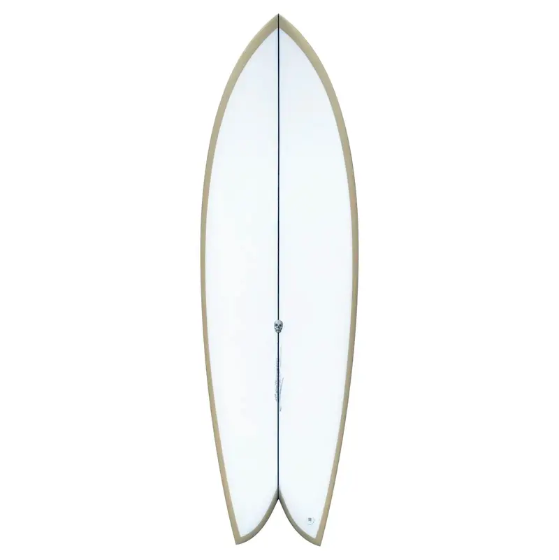 Christenson Acid Phish Funboard – 5'7", Khaki 1