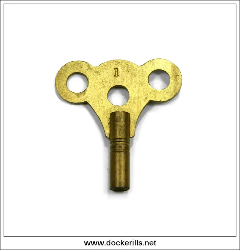Classic No. 1 Clock Winding Key – Heritage Mechanical Tool 1