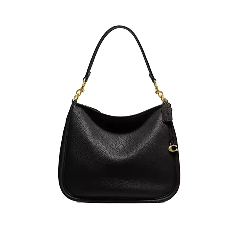 Coach Cary Black Leather Shoulder Bag For Women 1