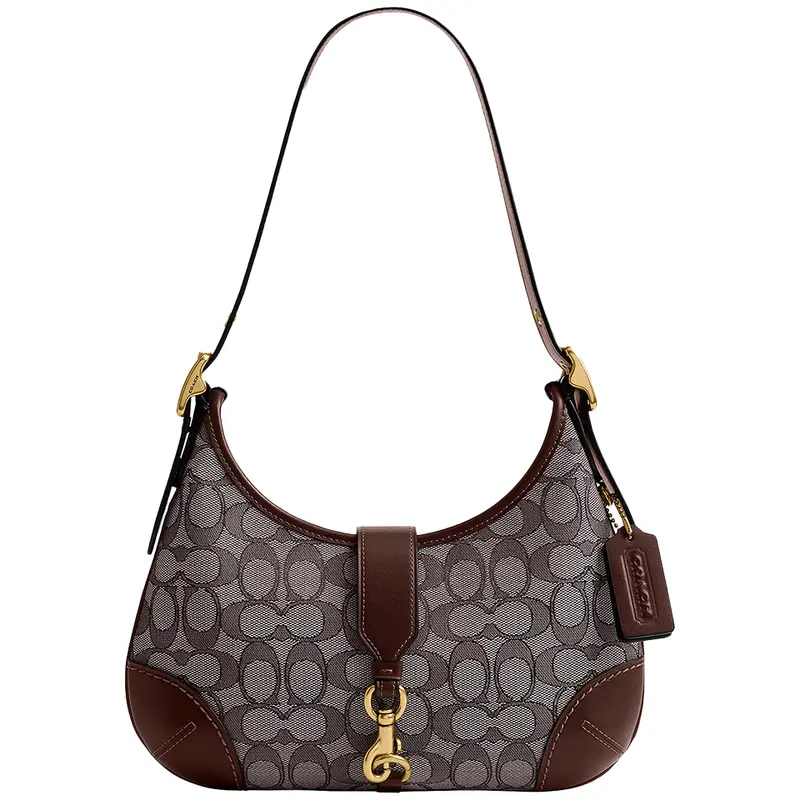 Coach Hamptons Hobo Bag In Signature Jacquard 1
