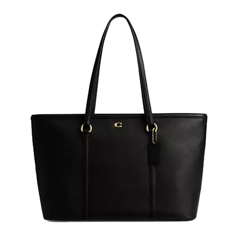 Coach Legacy Zip Tote For Women – Sleek Black Design 1