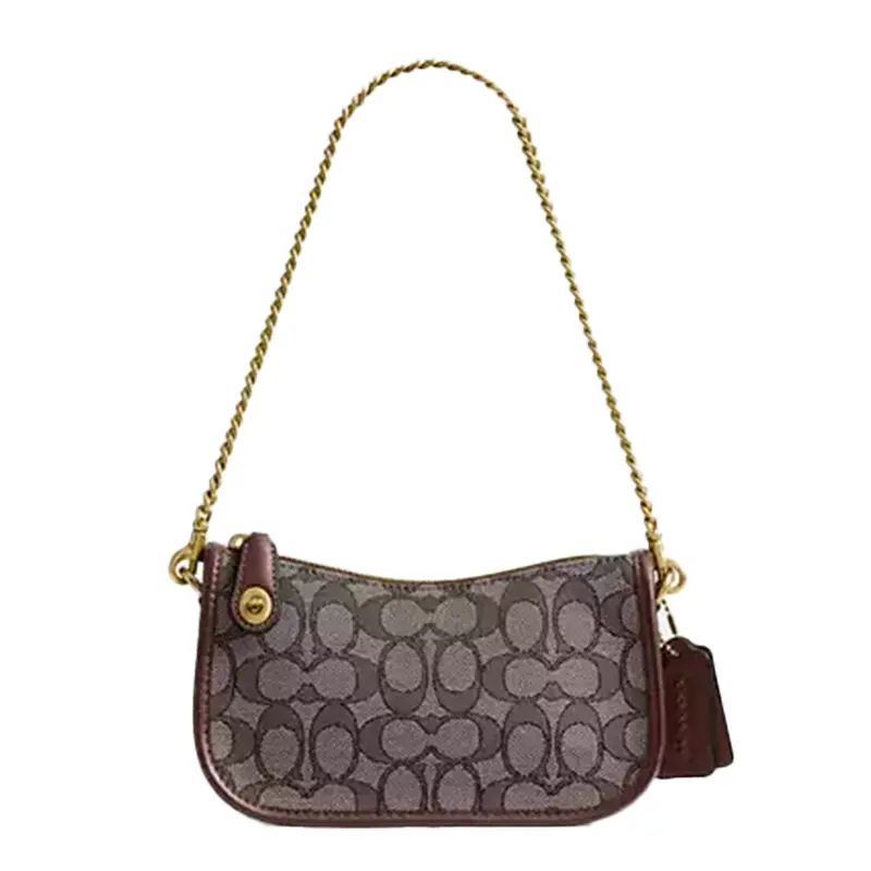 Coach Swinger Bag – 20" With Chain Detail 1