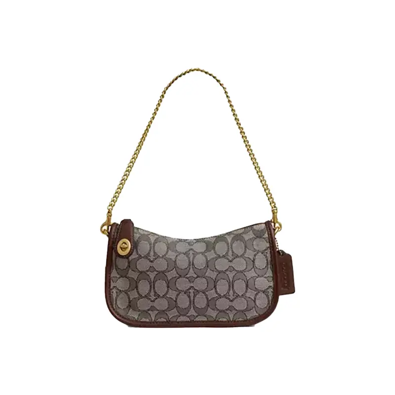 Coach Swinger Crossbody Bag In Signature Jacquard Fabric 1