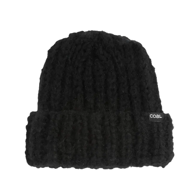 Coal Aurora Plush Beanie In Black 1