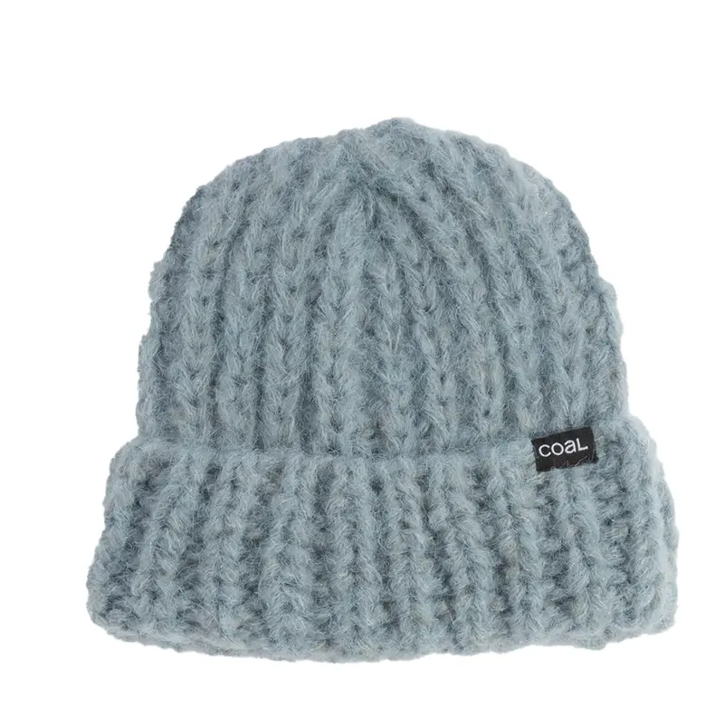 Coal Aurora Plush Beanie In Shale Blue 1