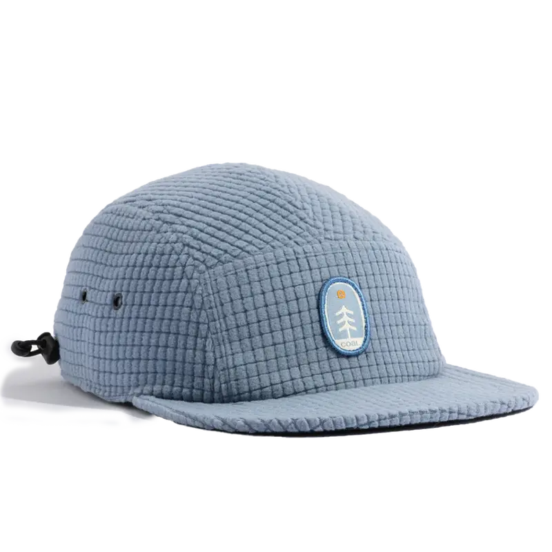 Coal Canyon Fleece 5-Panel Cap In Shale Blue 1