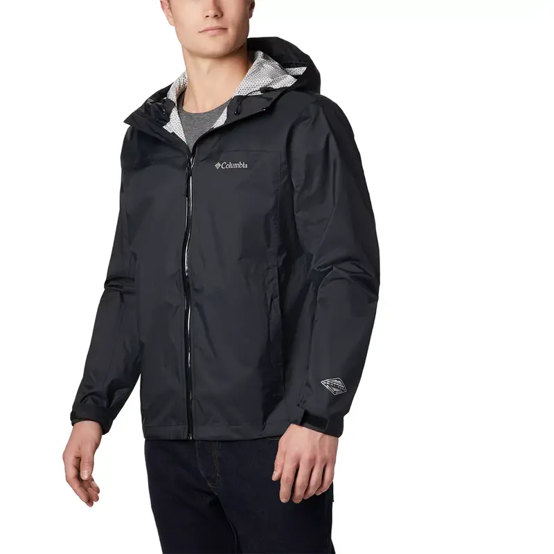 Columbia Evapouration Men'S Packable Rain Jacket 1