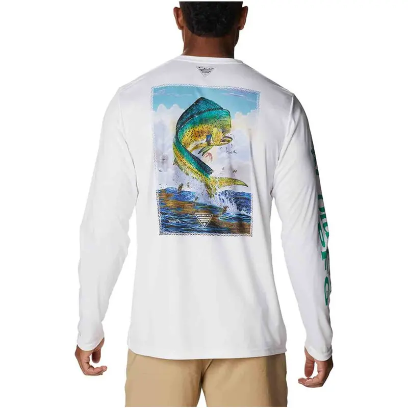 Columbia Men'S Pfg Terminal Tackle Carey Chen Long-Sleeve Fishing Shirt 1