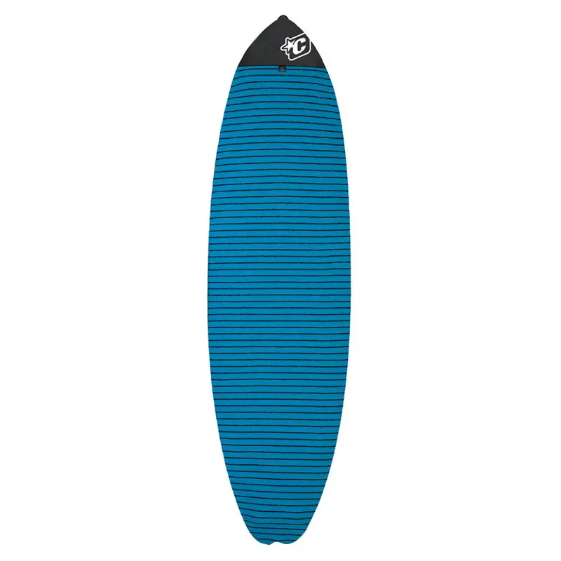 Creatures Fish-Style Stretch Sock Cover – 6'7", Aqua/Black 1