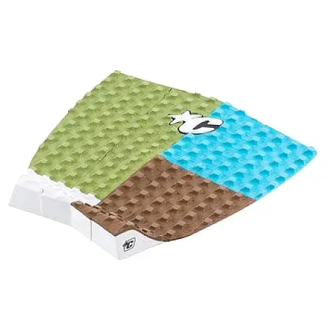 Creatures Of Leisure Dusty Payne Triple-Section Tail Pad – Olive & Chocolate 1