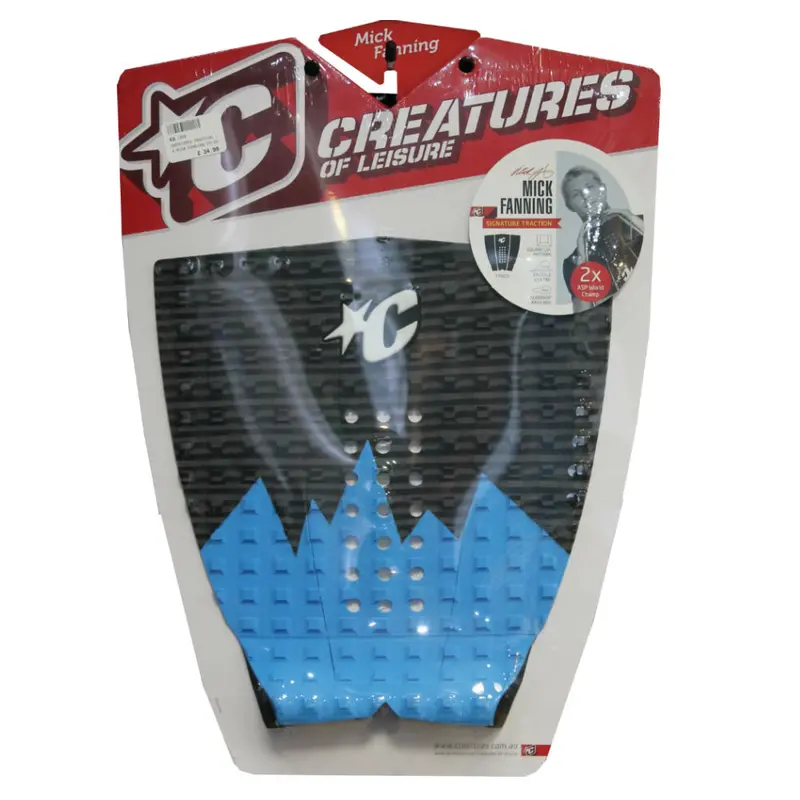 Creatures Of Leisure Mick Fanning Signature Tail Pad – Cyan & Charcoal 1