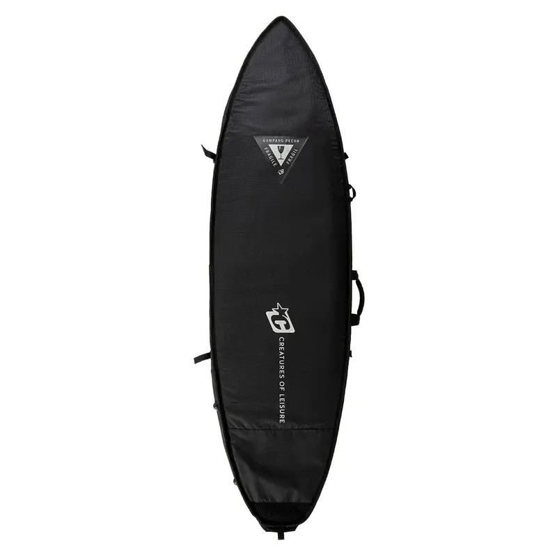 Creatures Of Leisure Shortboard Triple Dt2.0 Carry Bag – Black/Silver 1