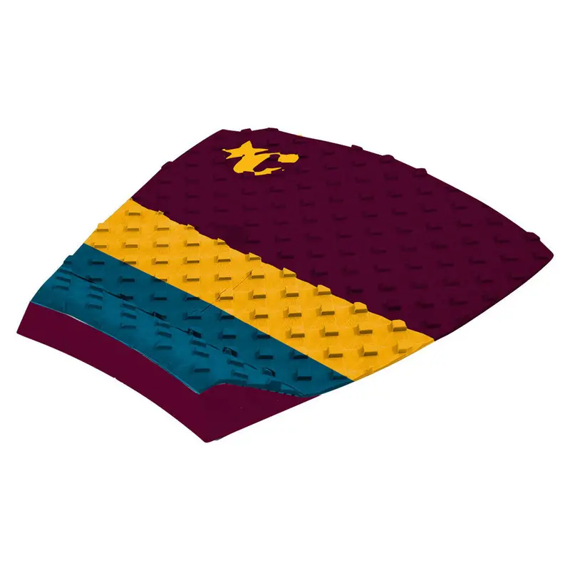 Creatures Of Leisure Split 2-Piece Deck Pad – Maroon & Gold 1
