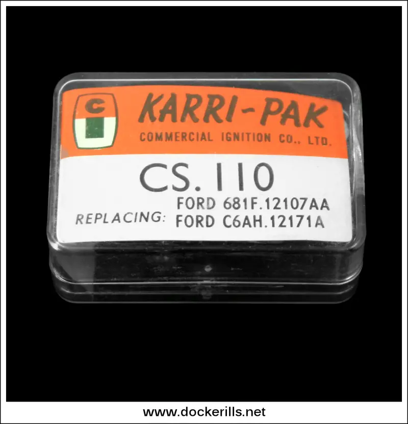 Cs-110 Ignition Points Kit – Ford Compatibility (Replaces 681F.12107Aa / C6Ah.12171A) 1