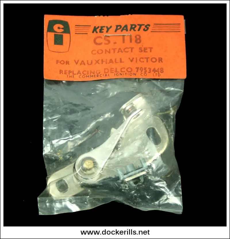 Cs-118 Ignition Points & Contact Set – Vauxhall Victor Compatible (Replaces Delco 7953448) 1