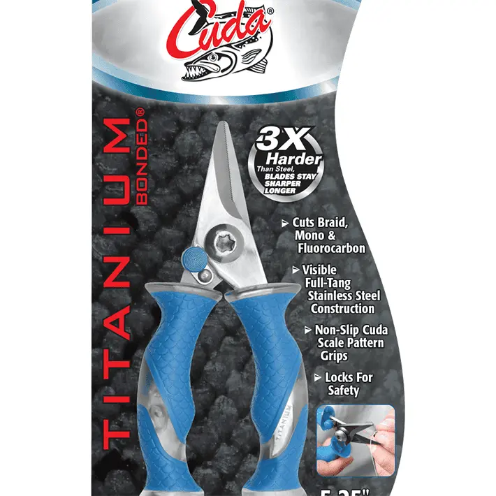 Cuda 5.25" Titanium-Bonded Mini Snip Scissors 1