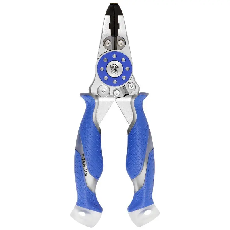 Cuda Titanium Mono/Braid Fishing Pliers – 7.5", Integrated Wire Cutter (Model #18846) 1