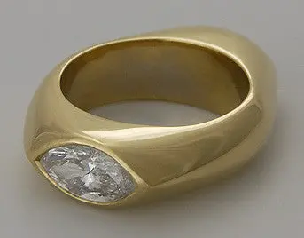 Custom Doppio Diamond Engagement Ring 1