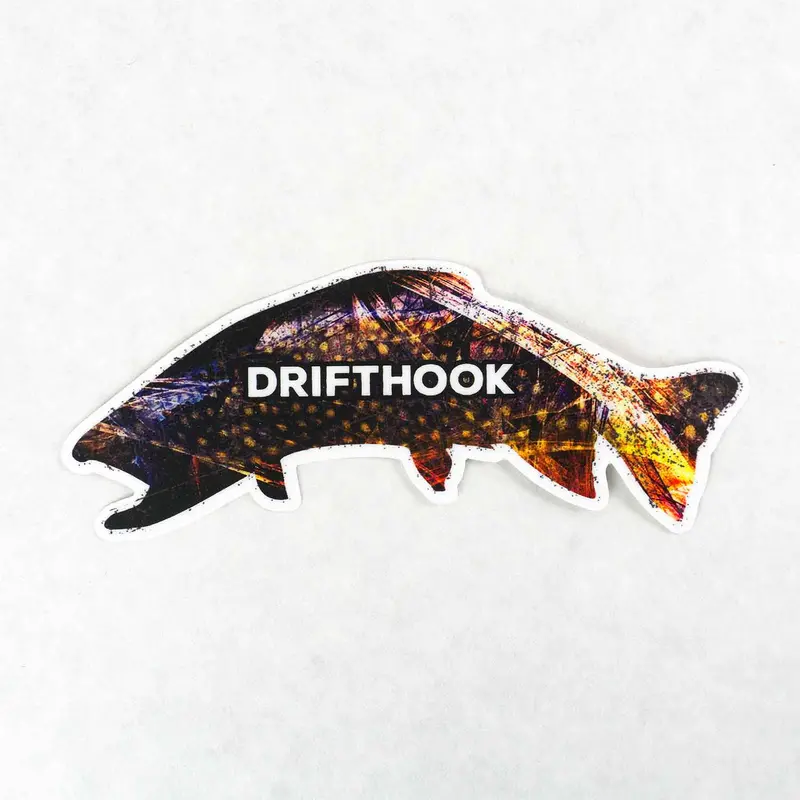 Cutthroat Trout Burst Fly Fishing Sticker 1
