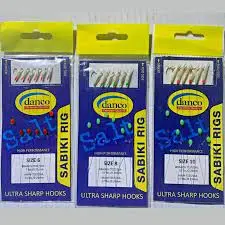 Danco Sabiki Rig #16 With Goggle-Eye Lure Heads 1