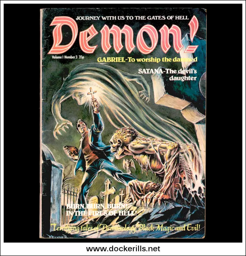 'Demon!' Vol. 1 No. 3 (1978) – Uk Edition Horror Comic Book 1
