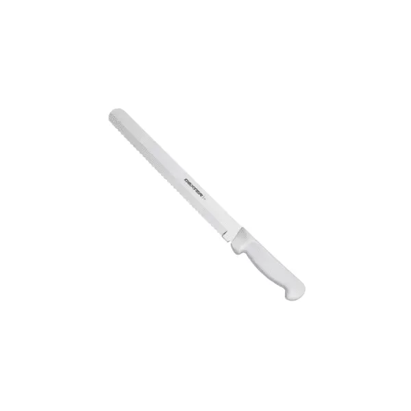 Dexter Basics Scalloped Slicer – 12-Inch Edge-Retentive Blade 1