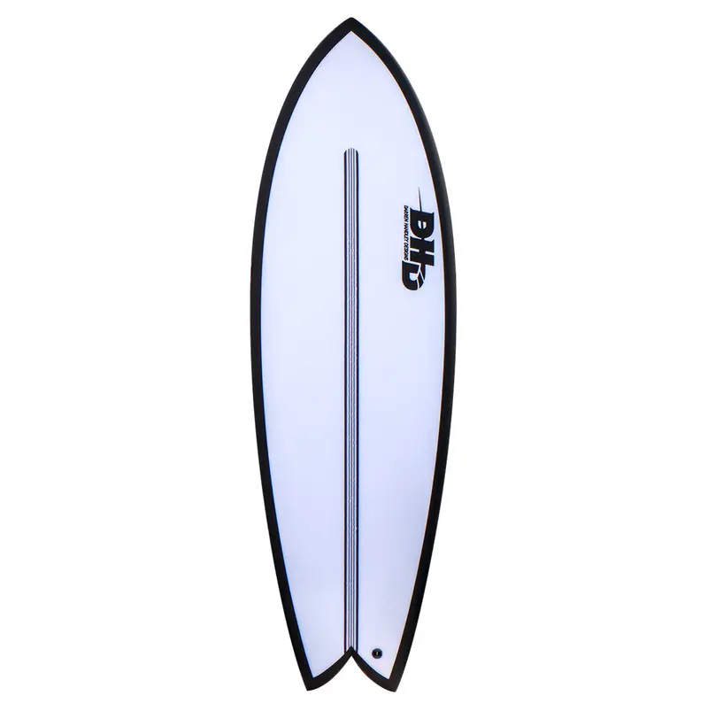 Dhd Mini Twin Eps Foam Surfboard – Black 1