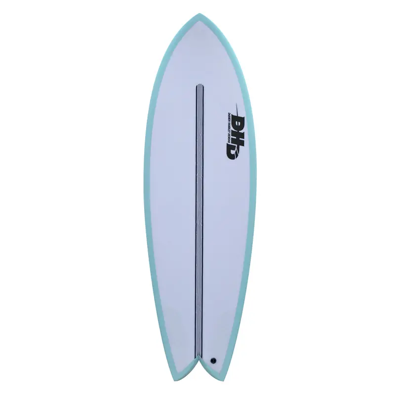 Dhd Mini Twin Eps Foam Surfboard – Blue 1