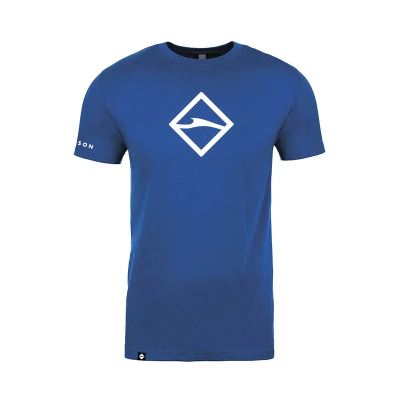 Diamond Logo T-Shirt – Heathered Blue By Lamson 1