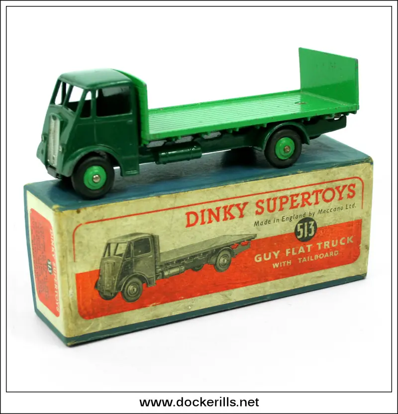 Dinky Supertoys Guy Flatbed Truck No. 513 — Classic Meccano-Era Tinplate Vehicle 1