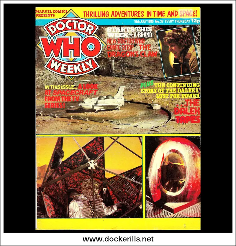 Doctor Who Weekly #39 (1980) – Collectible 1980S Sci-Fi Publication 1