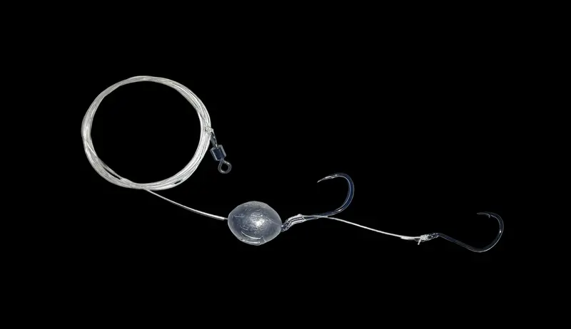 Dogfish Double-Hook Snapper Rig – Pre-Assembled Saltwater Tackle 1