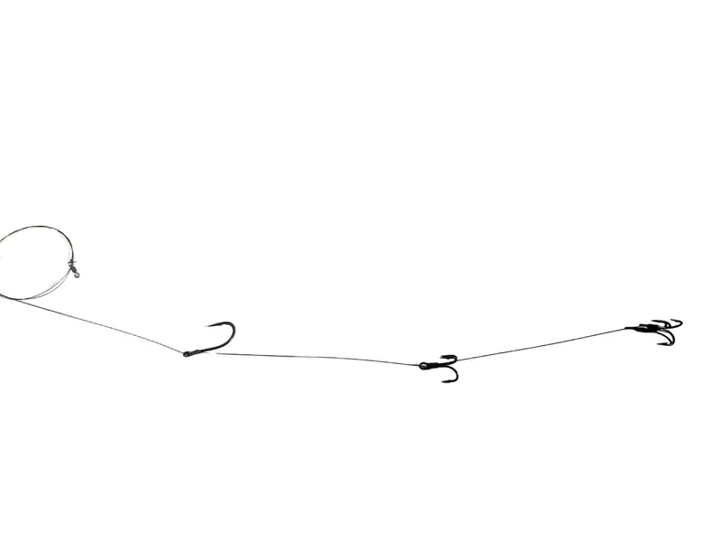 Dogfish Double-Stinger Pre-Rigged Kingfish Leaders 1