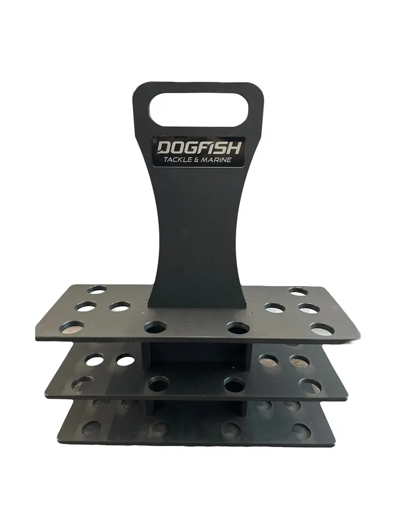 Dogfish Portable Rod Rack – Compact Aluminum Fishing Rod Holder 1