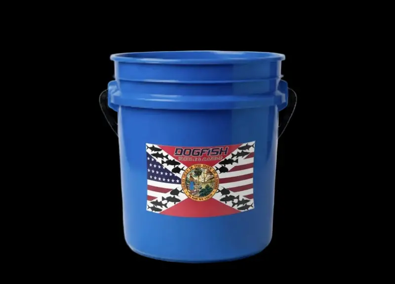 Dogfish Rope-Handle 5-Gallon Utility Bucket – Heavy-Duty Marine Bucket 1