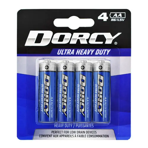 Dorcy Ultra-Heavy-Duty Aa Batteries (Pack Of 4) 1