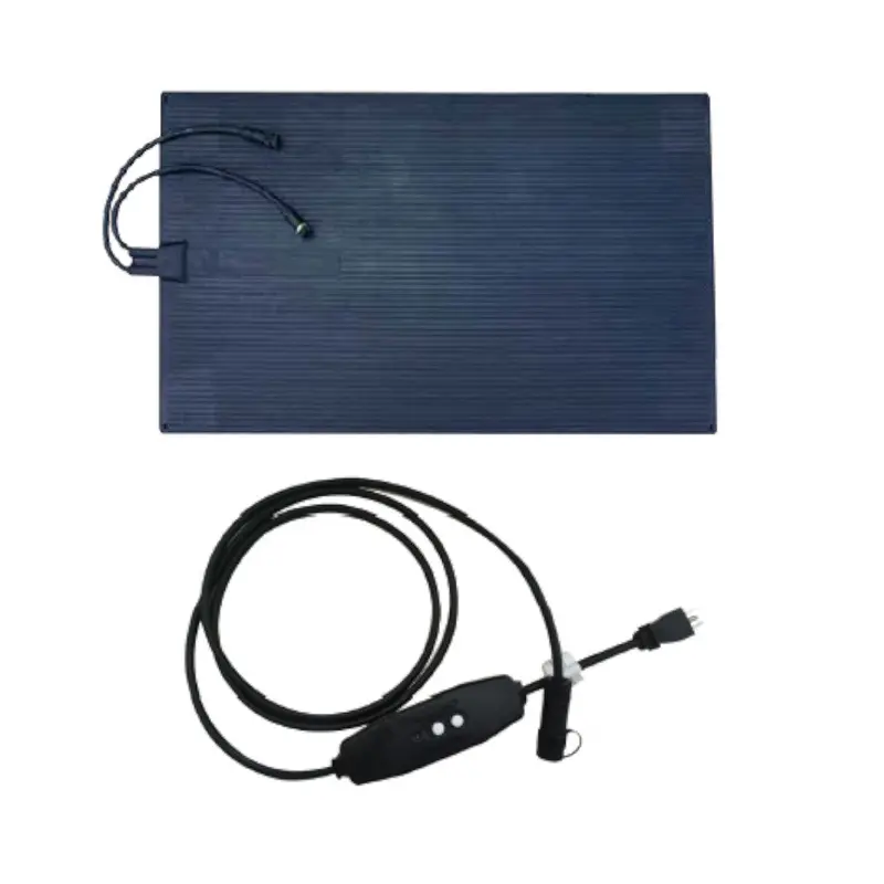 Dr-101 Heated Rubber Snow Melting Mat – 300W, 40" X 23", Includes 10-Foot Gfci Cord 1