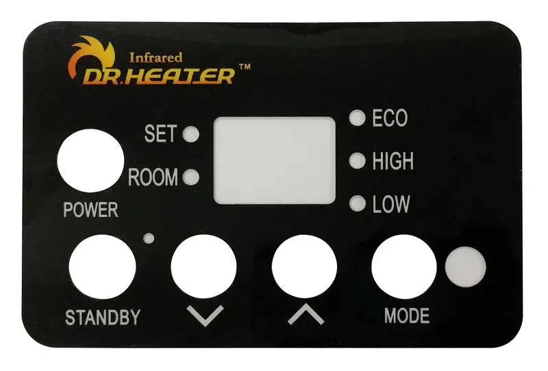 Dr-968 Front Panel Adhesive Sticker 1