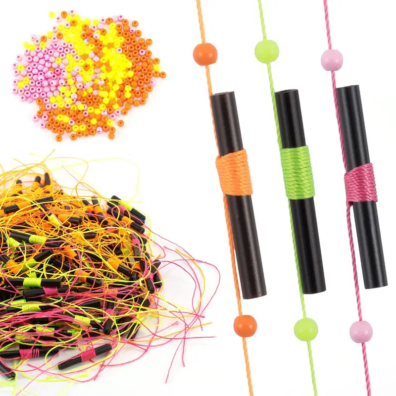 Dr.Fish 100-Piece Adjustable Knot Bobber Stops For Float Fishing 1