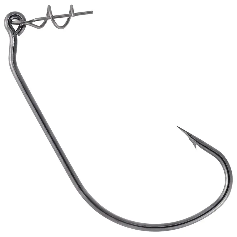 Dr.Fish 100-Piece Soft Plastic Worm Hook Assortment – Sizes 1/0 To 5/0 1