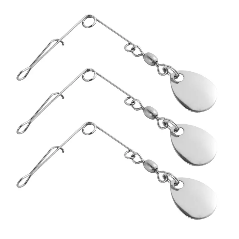 Dr.Fish 20-Piece Spinnerbait Arms – Silver & Gold Finish 1