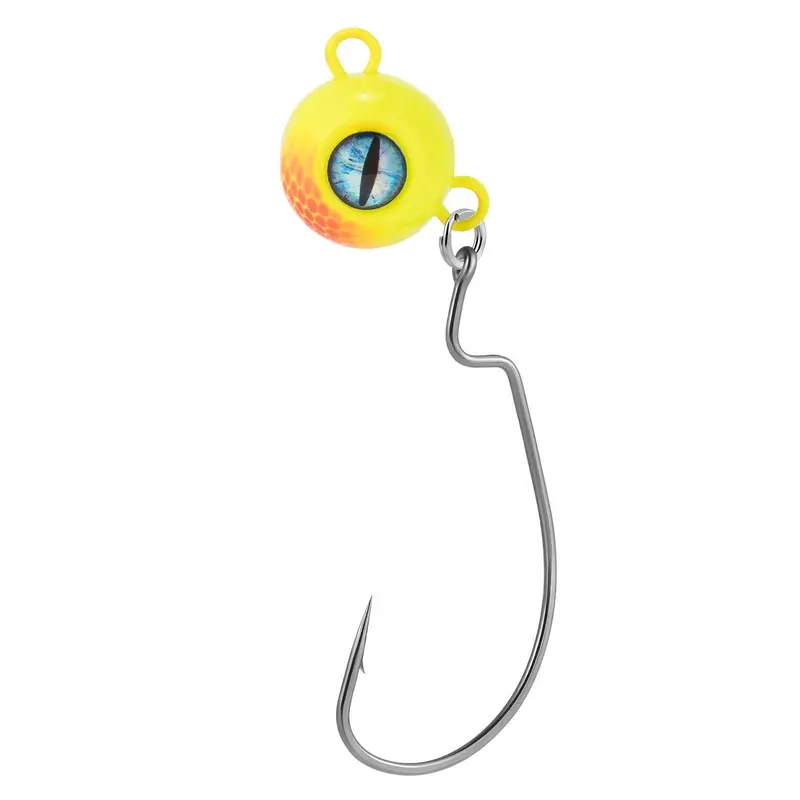 Dr.Fish 3-Piece 3D Big-Eye Saltwater Jig Heads (0.5–1 Oz) 1