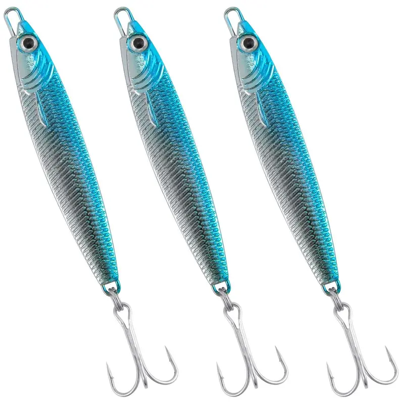 Dr.Fish 3-Piece Metal Sea Fishing Lures (1.06 Oz Each) 1