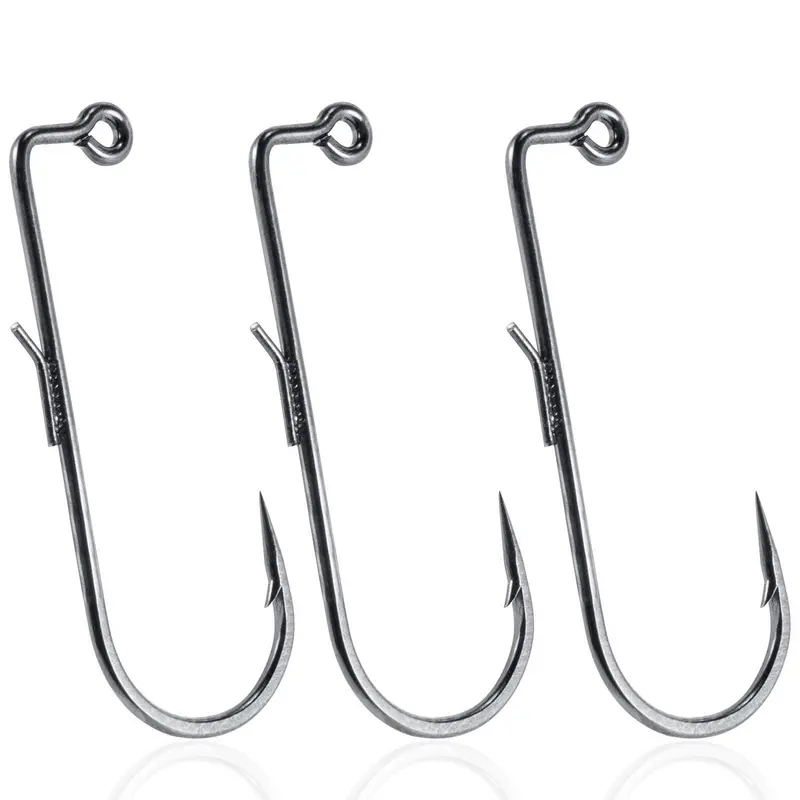 Dr.Fish 30-Pack 90° Round-Bend Fishing Hooks – Sizes #1 To #4/0 1